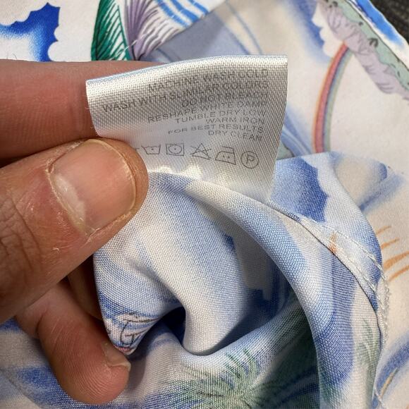 Design in Italy, Hawaiian Style Men's Shirt, Multi Color Size Small Dry Clean - Picture 7 of 8